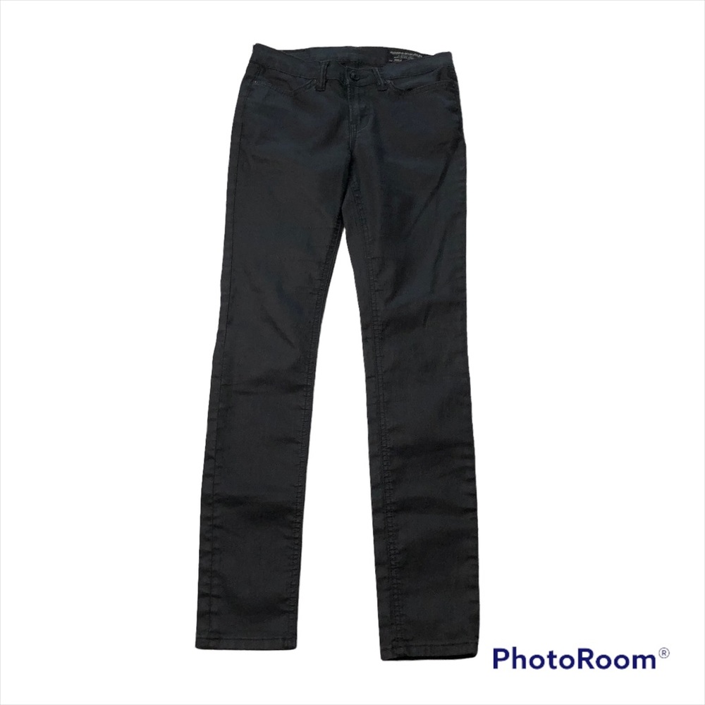 Allsaints Spitalfields Black Skinny Jeans Sz 27
